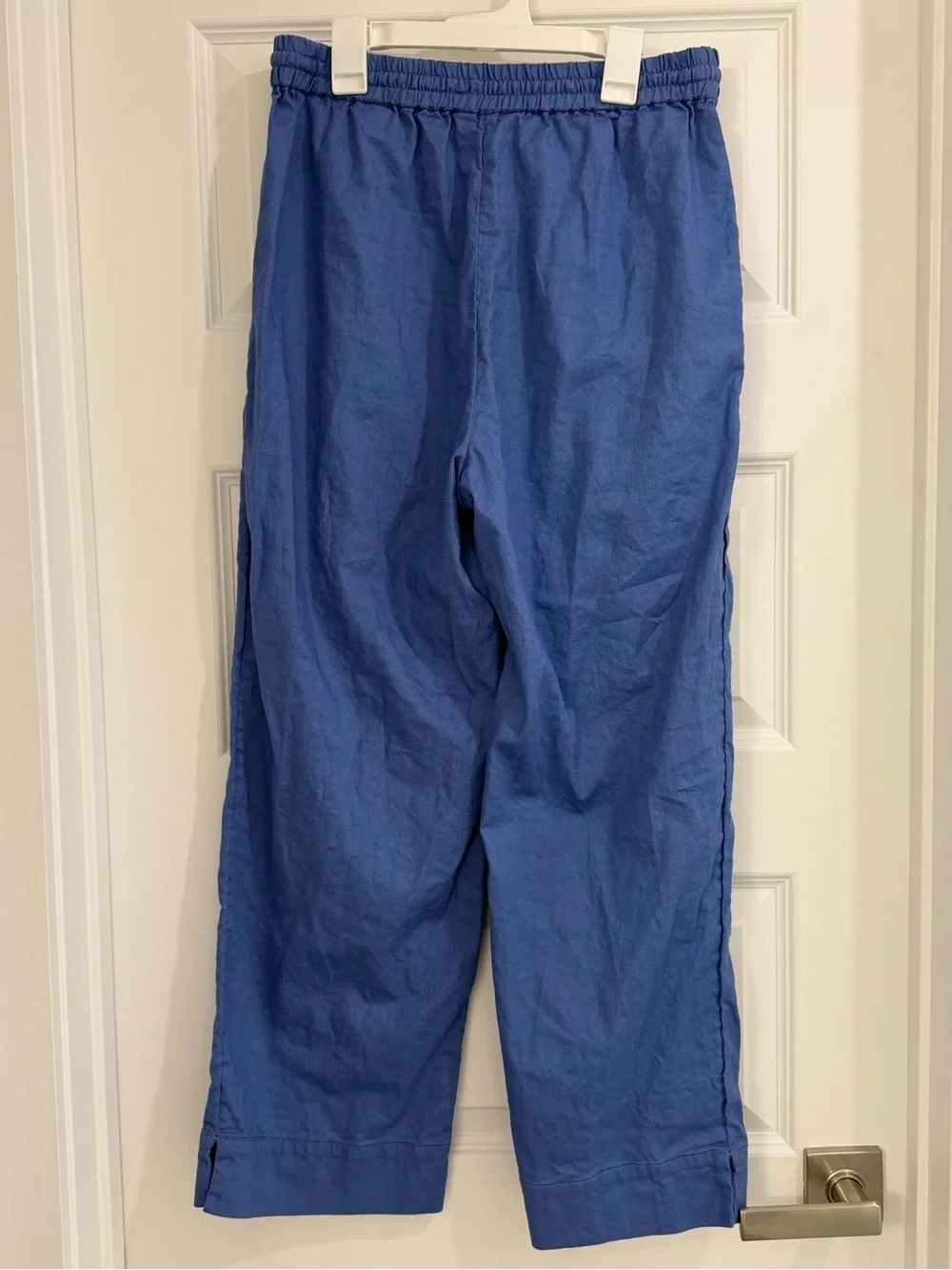 Banana Republic Straight High-Rise Linen Blend Pants
